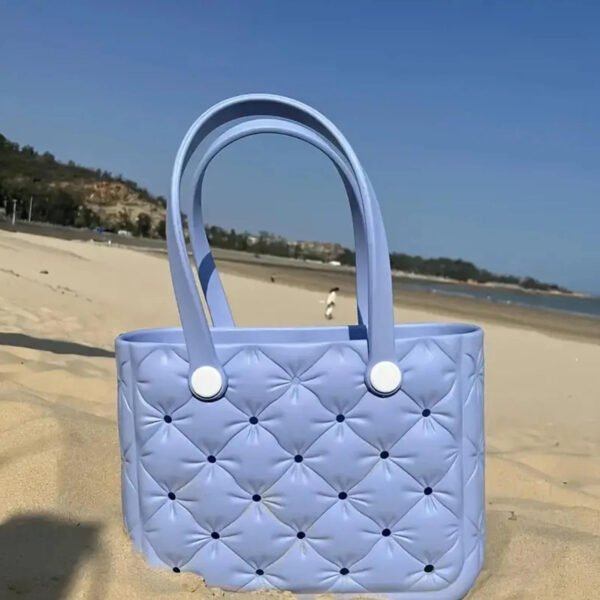 Rubber Beach Hand Bag - Large Capacity Beach Bag Swimming Bag | Lightweight Travel Bag - Image 6