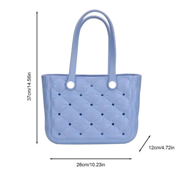 Rubber Beach Hand Bag - Large Capacity Beach Bag Swimming Bag | Lightweight Travel Bag - Image 3