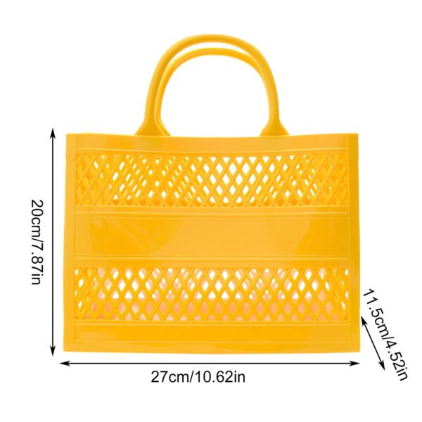 Sivana Shopping Basket Portable Jelly Bag Large Capacity Storage Candy Color - Image 3