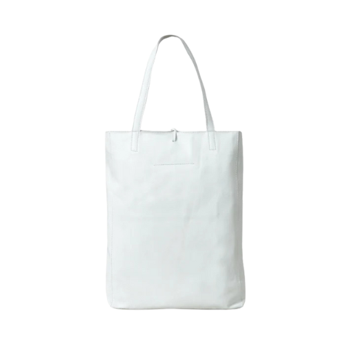 minimalist white leather tote bag minimalist white leather tote bag
