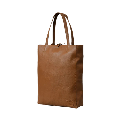 classic brown leather tote bag classic brown leather tote bag