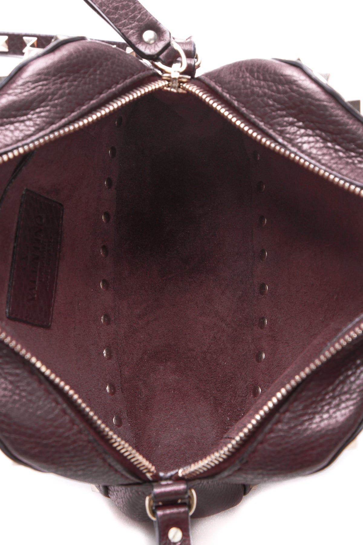 rockstud camera crossbody bag burgundy rockstud camera crossbody bag burgundy