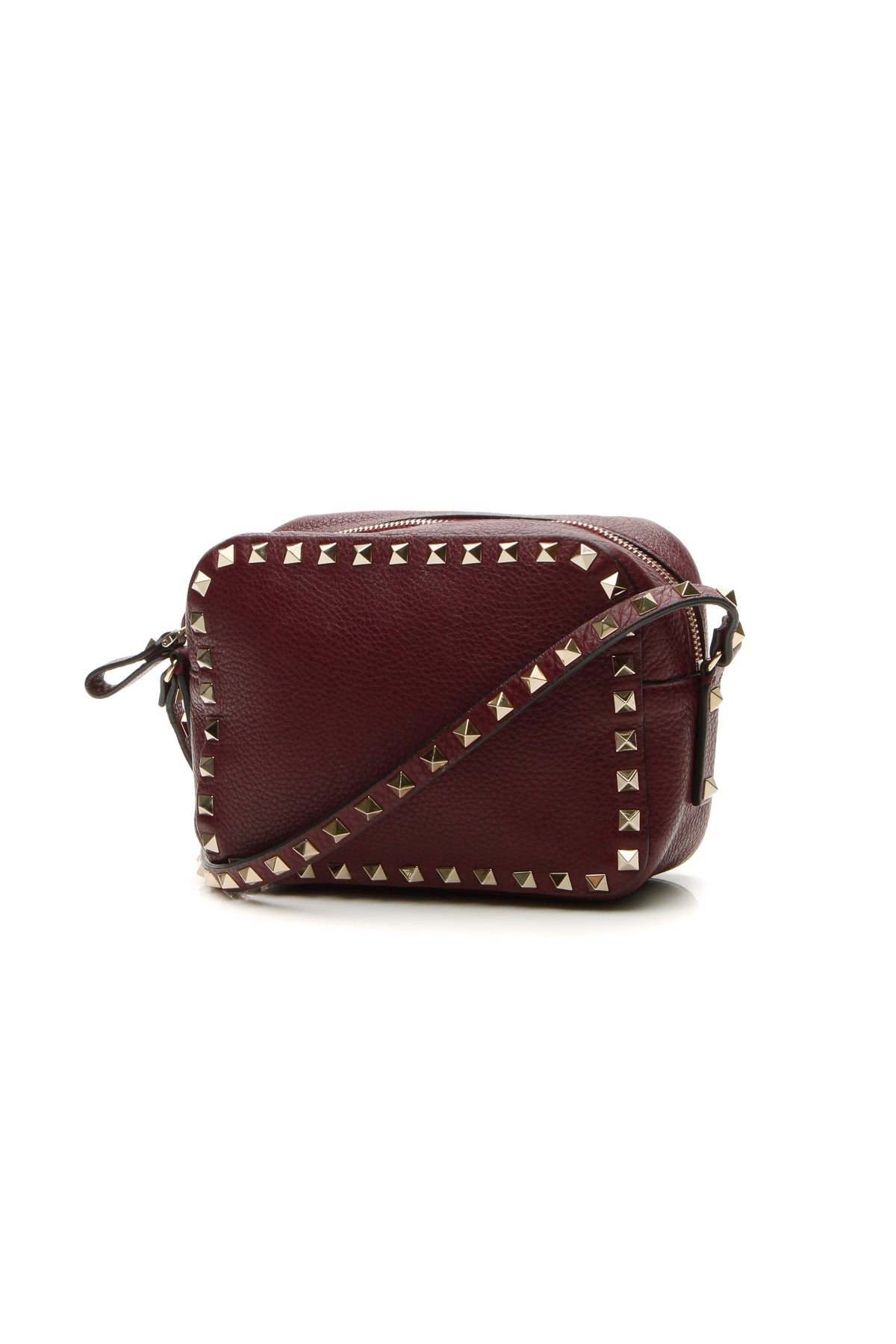 rockstud camera crossbody bag burgundy rockstud camera crossbody bag burgundy