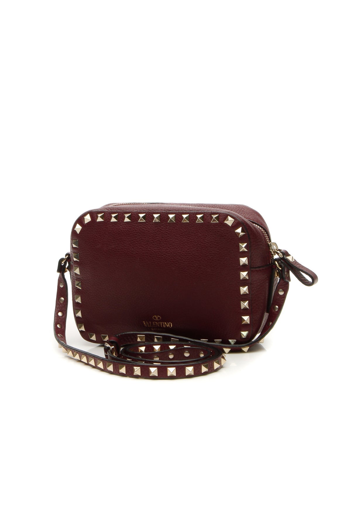 rockstud camera crossbody bag burgundy rockstud camera crossbody bag burgundy