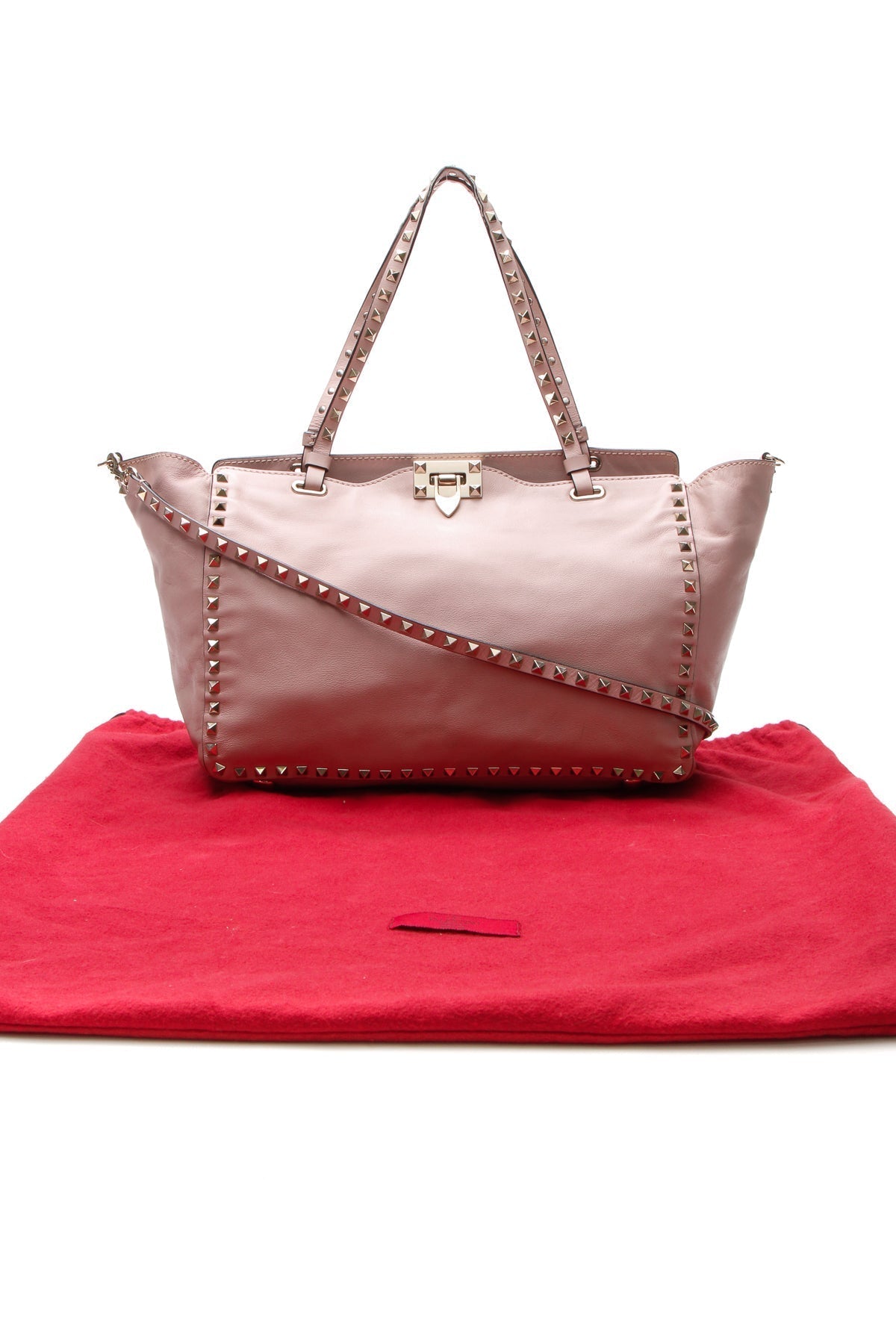 rockstud medium trapeze tote bag blush pink rockstud medium trapeze tote bag blush pink