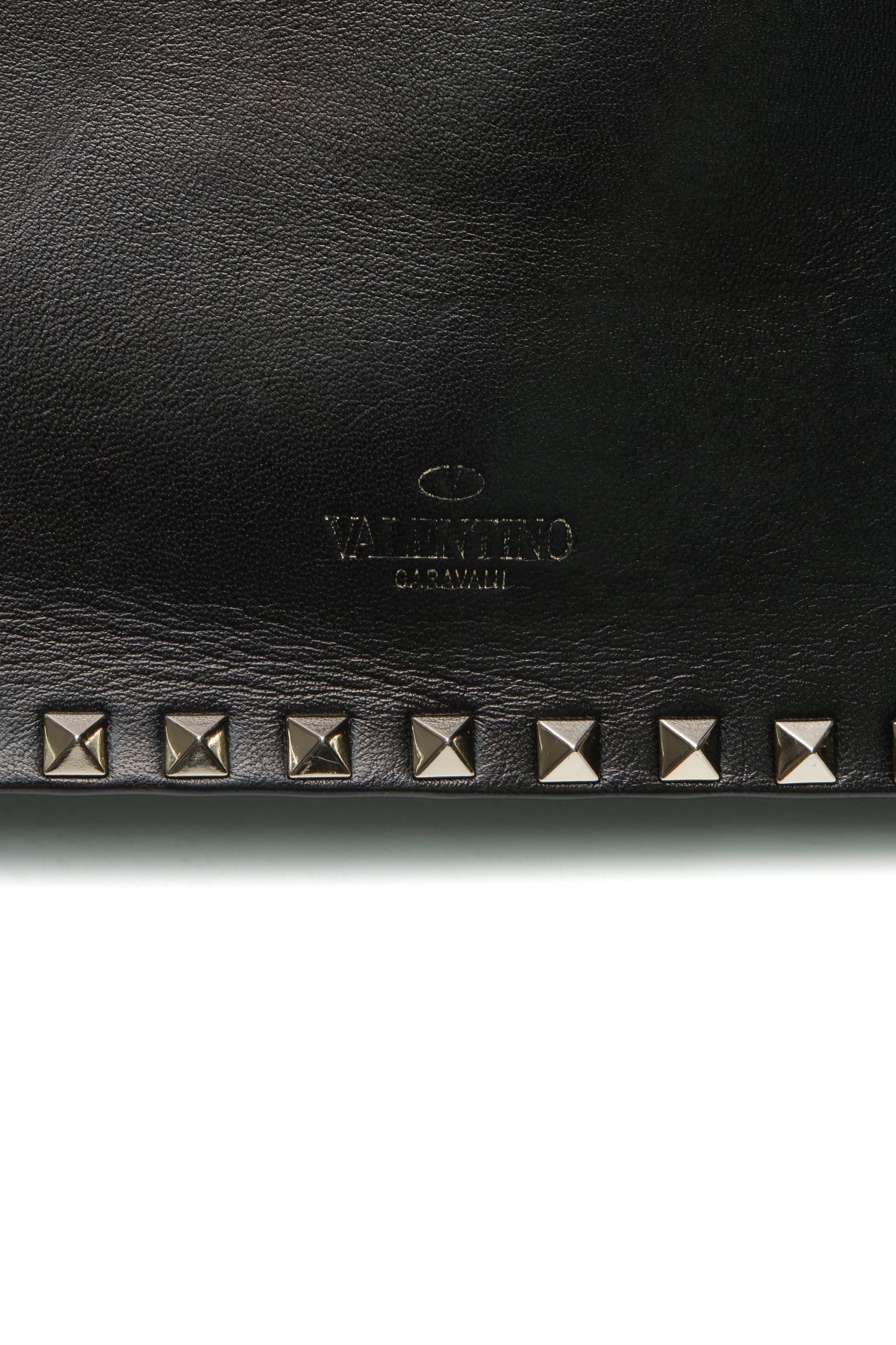 rockstud flap wristlet clutch bag black rockstud flap wristlet clutch bag black