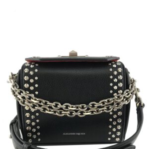 alexander mcqueen small box bag with studs