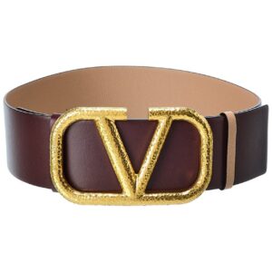 valentino vlogo reversible leather belt